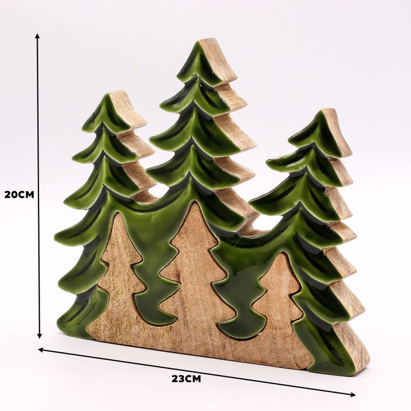 Lost in the Forest - Three Trees 3D Wooden Decoration