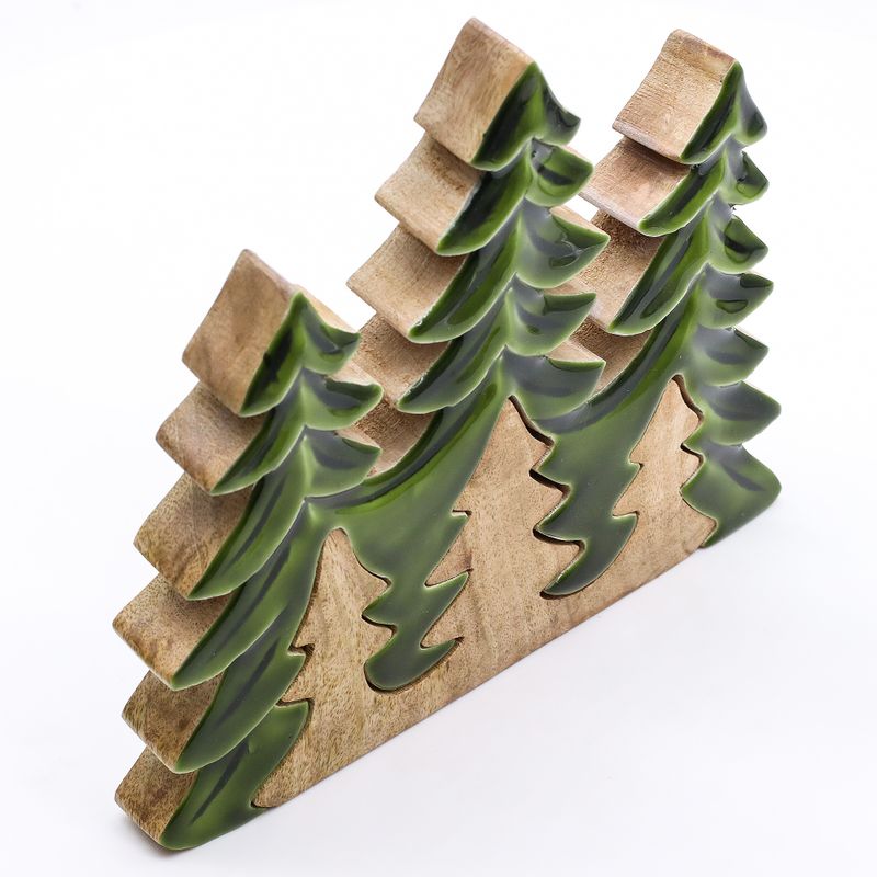 Lost in the Forest - Three Trees 3D Wooden Decoration