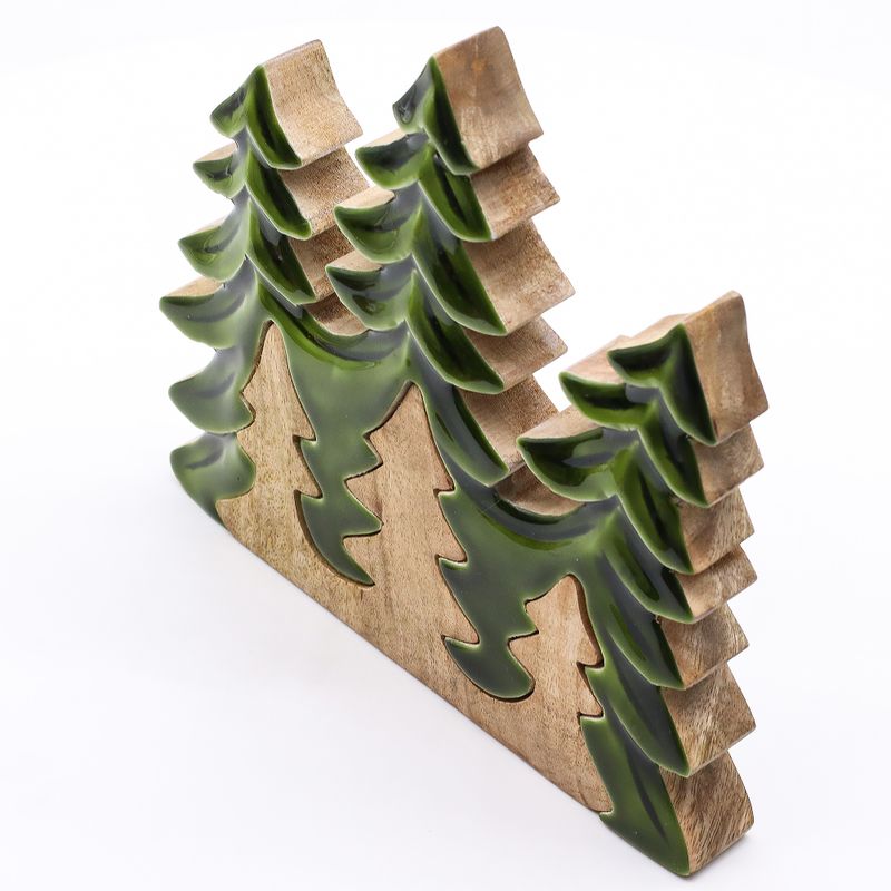 Lost in the Forest - Three Trees 3D Wooden Decoration