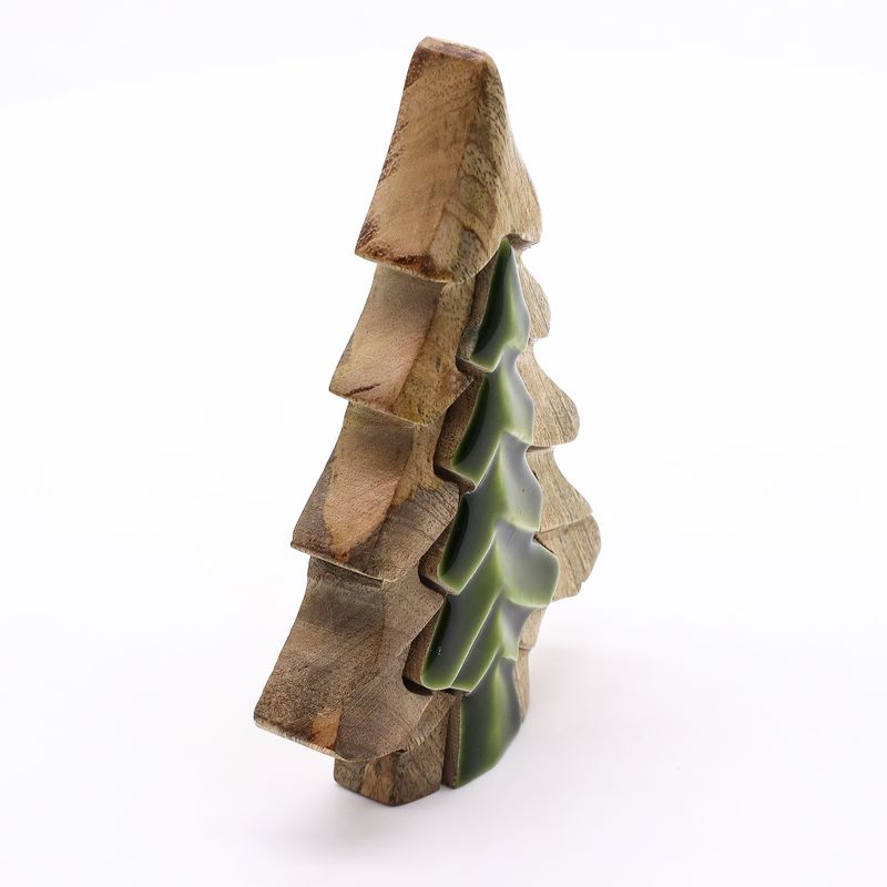 Lost in the Forest - Small Tree in a Tree Wooden Decoration