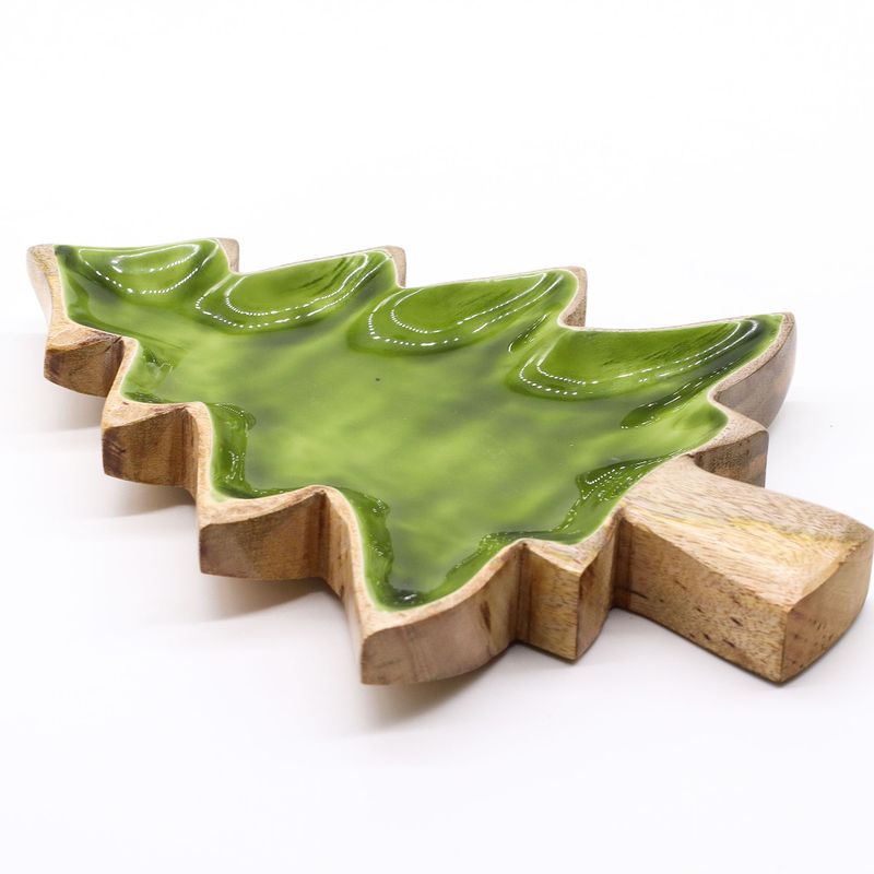 Lost in the Forest - Enamel Tree Wooden Bowl