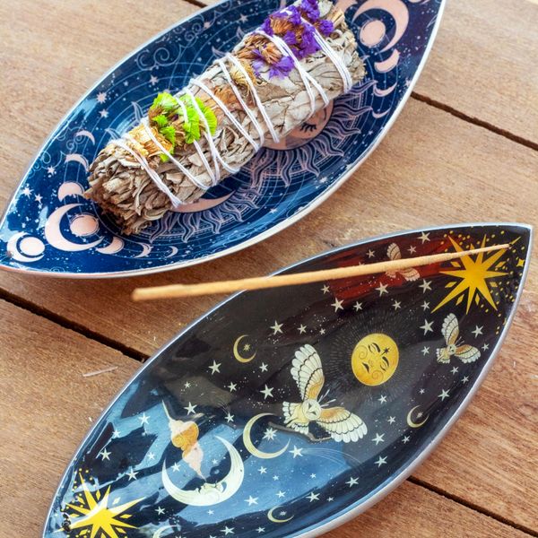 Enamel Incense Bowl