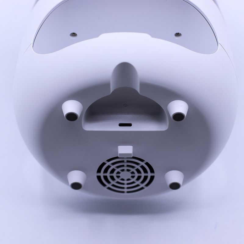 Salt Stone Flame Effect Aroma Diffuser - White USB - Colour Change and Timer