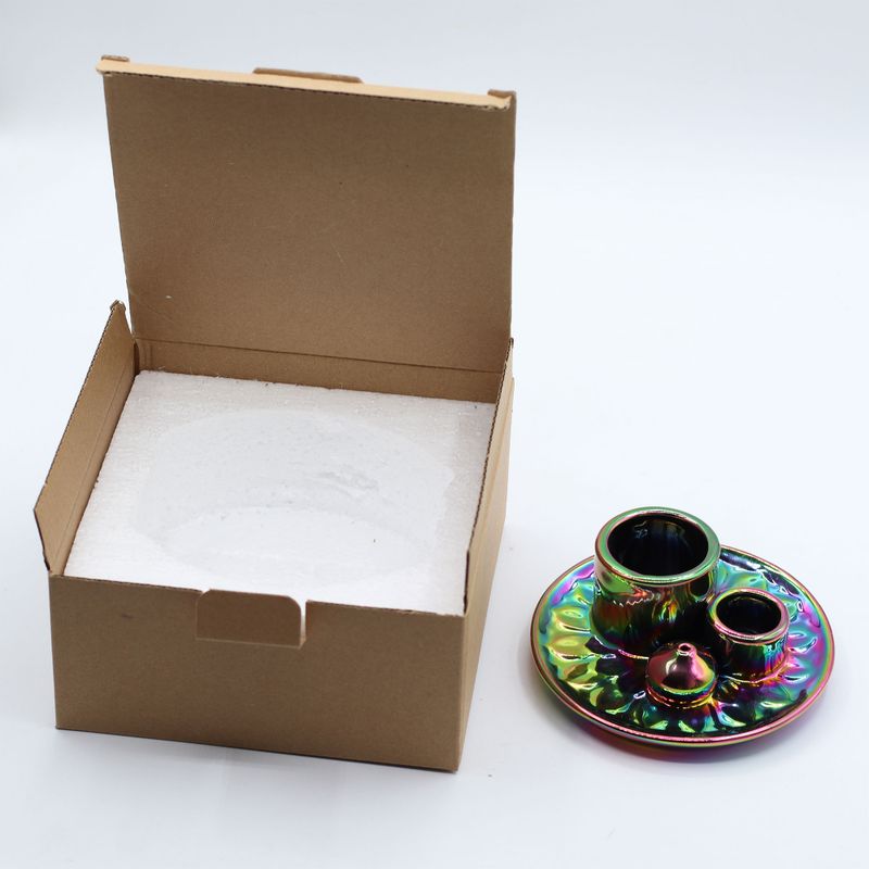Palo Santo Stick & Smudge Holder - Metalic Rainbow