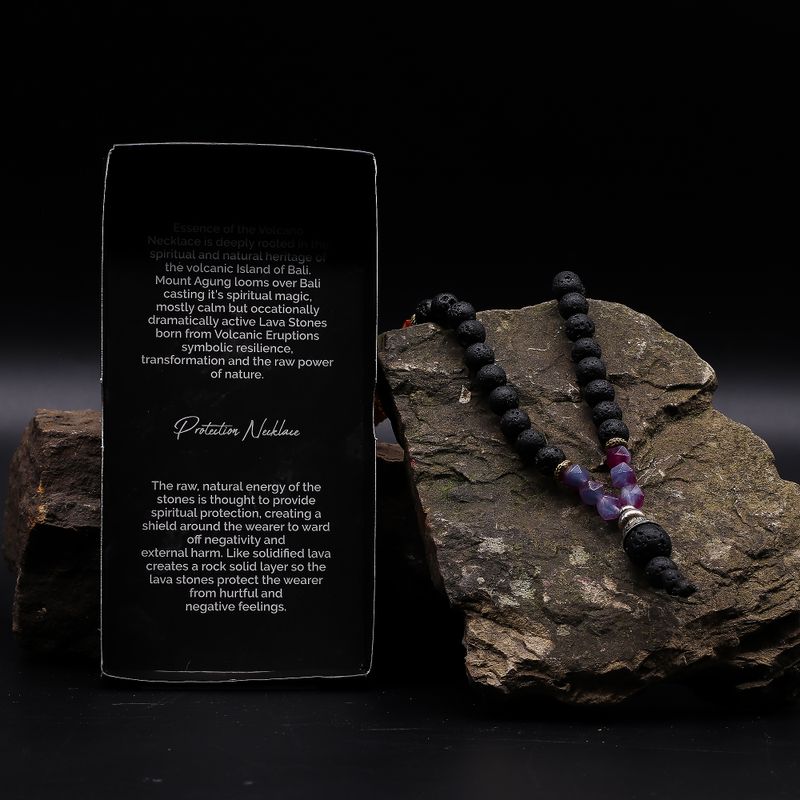 Essence of the Volcano Necklace - Embracing the Dark Side