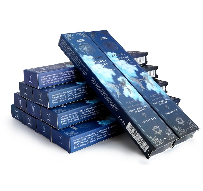 Starter Set of Zodiac Crystal Scents Incense