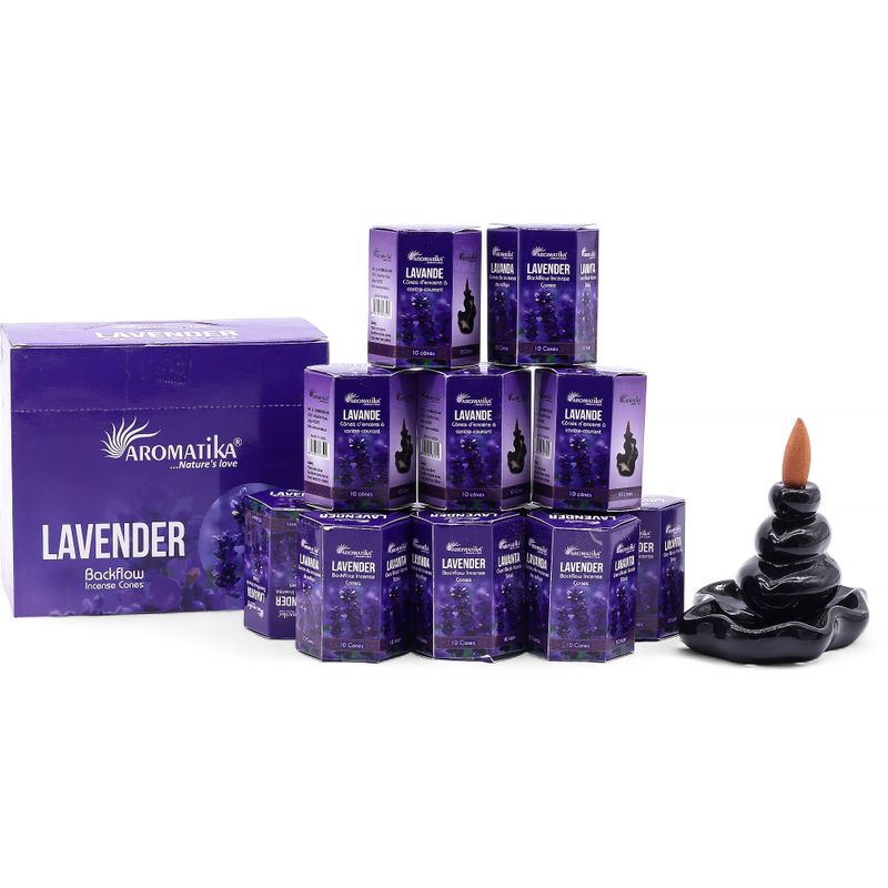 Aromatika Masala Backflow Incense - Lavender