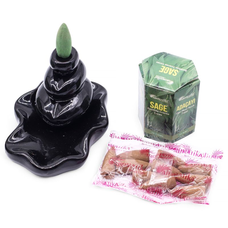 Aromatika Masala Backflow Incense - Sage