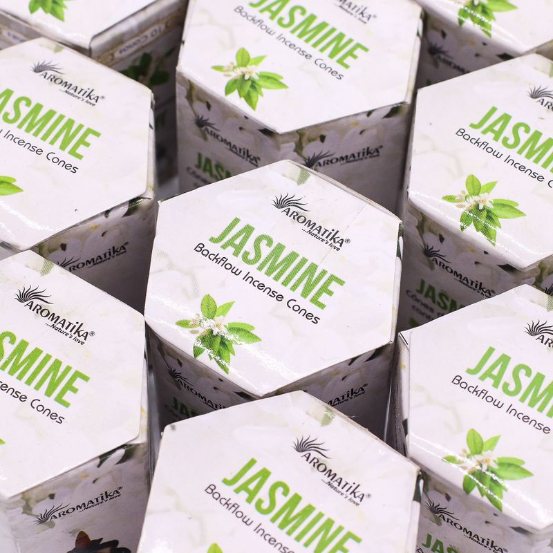 Aromatika Masala Backflow Incense - Jasmine