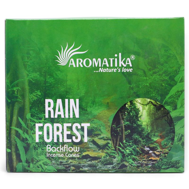 Aromatika Masala Backflow Incense - Rain Forest