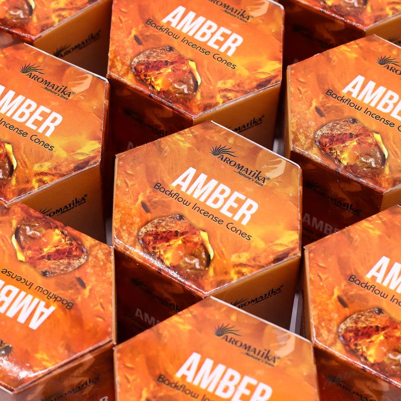 Aromatika Masala Backflow Incense - Amber