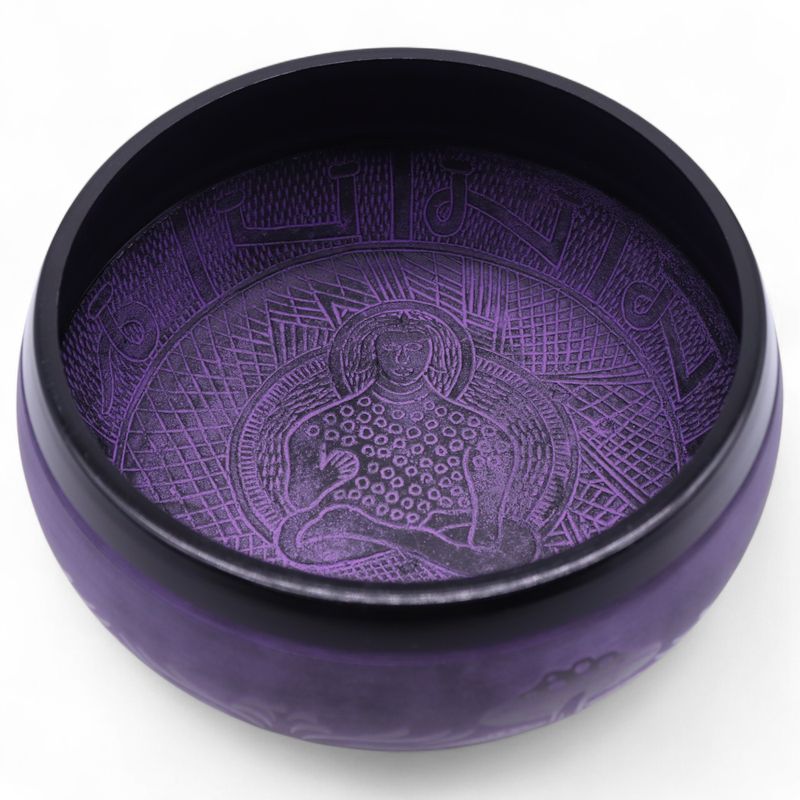 Extra Loud - Mushroom Singing Bowl - 23x10.5cm 1.3kg - Purple Haze