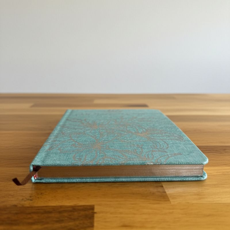 Blue & Silver Gratitude Journal - 120 pages - I am Thankful For
