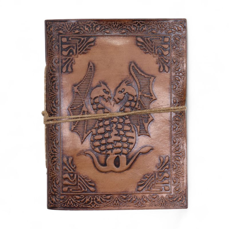 Assorted Esoteric Leather Notebooks (6x4.5") - Display case