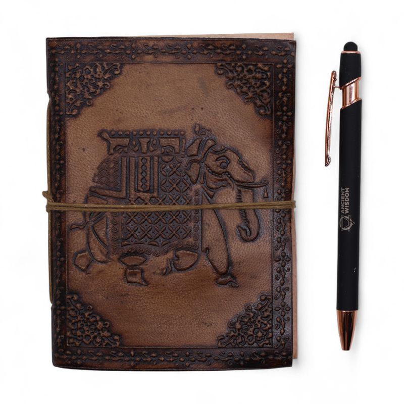 Assorted Esoteric Leather Notebooks (6x4.5") - Display case