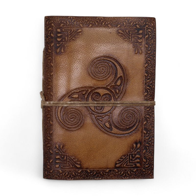 Assorted Medium Esoteric Leather Notebooks (5x3.5") - Display case