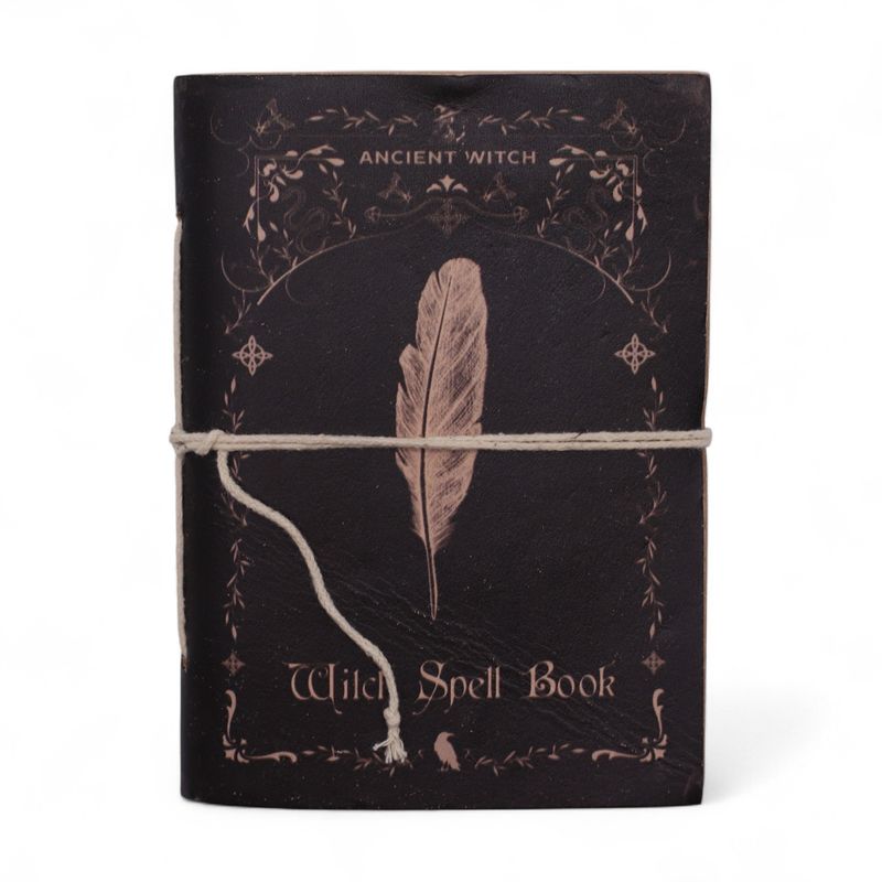 Assorted Witch Ritual Notebooks - Leather (6x4.5") - Display case