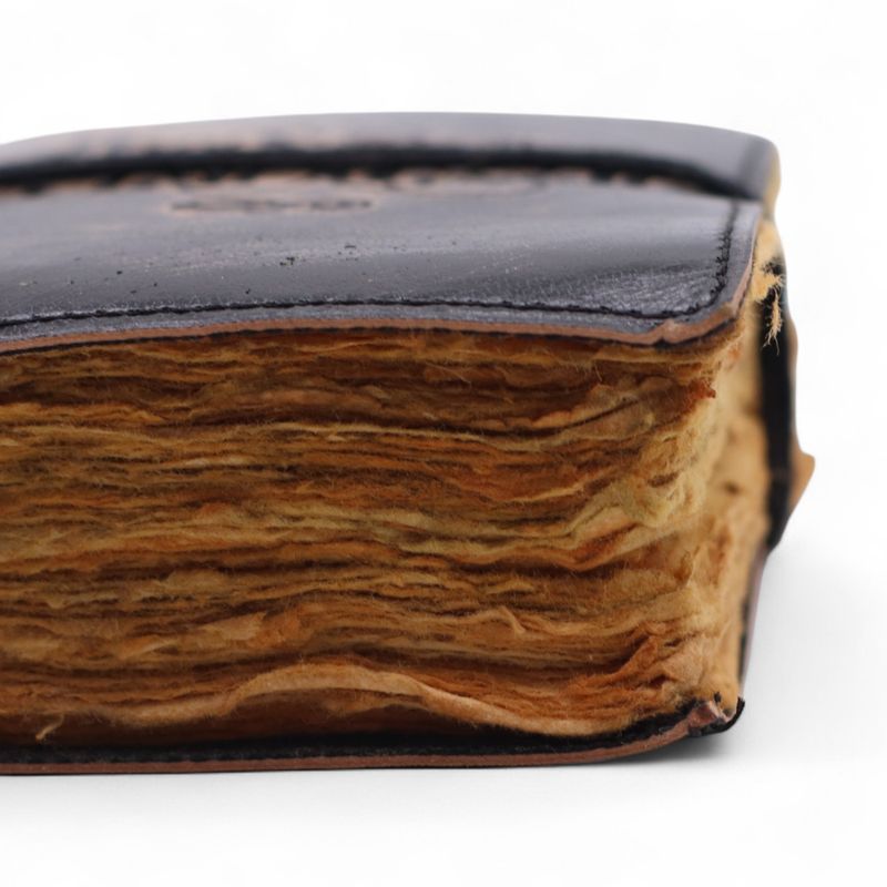 Thick Deckled Edge Leather Notebook (5x3.5") - The Stories I Tell Myself