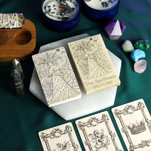 The Spellbook Oracle Cards- Witchcraft Deck