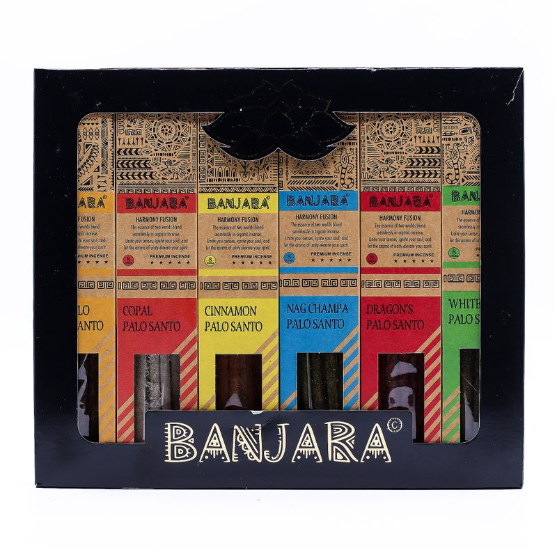 Banjara Palo Santo Smudge Sticks - Set of 6 - Packs