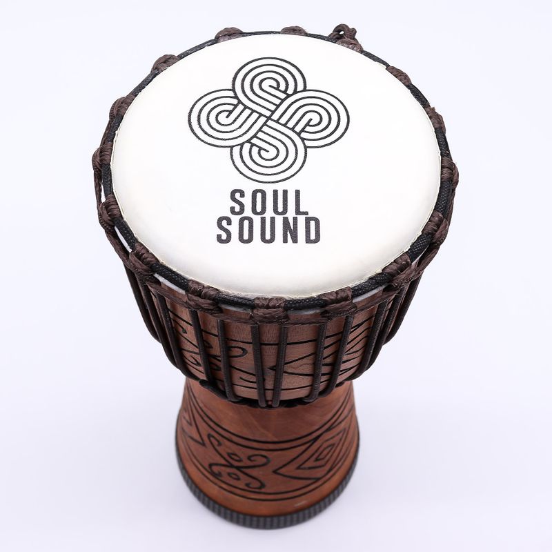 Medium Pro Djembe Drum - Soul Sound (low) - Medium 40cm (18cm Diameter)
