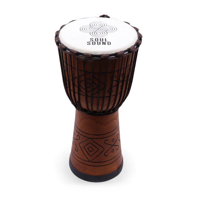 Large Pro Djembe Drum - Soul Sound (low) - 50cm (22cm Diameter)