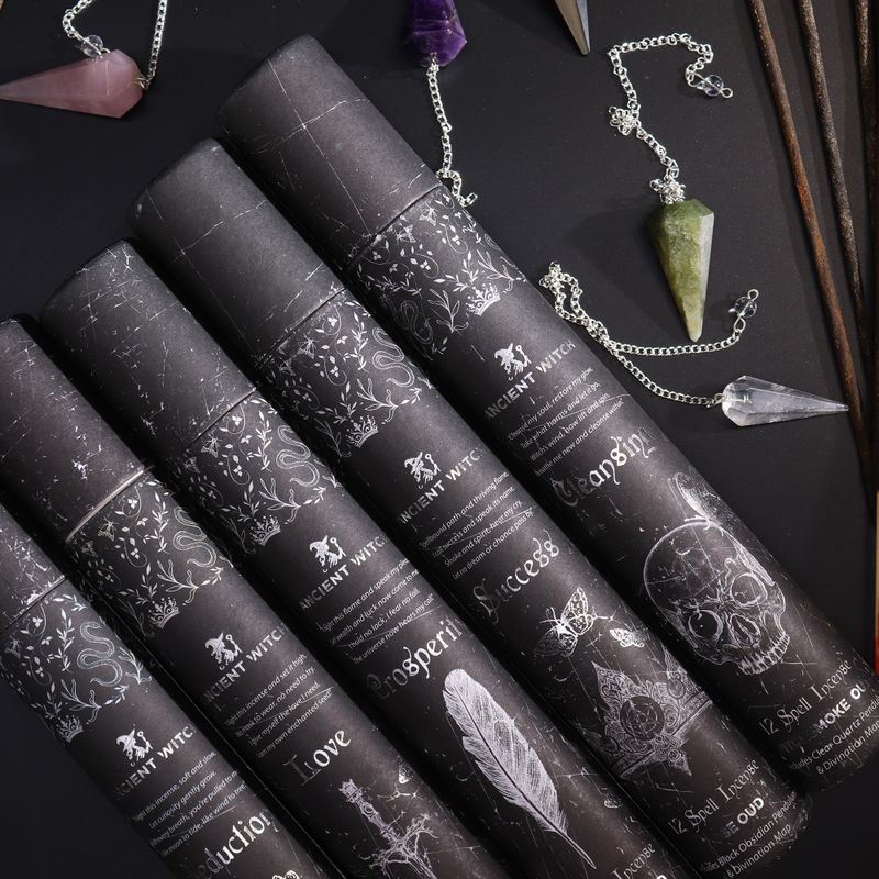 Ancient Witch Spell Incense - Love - Rose Quartz Pendulum
