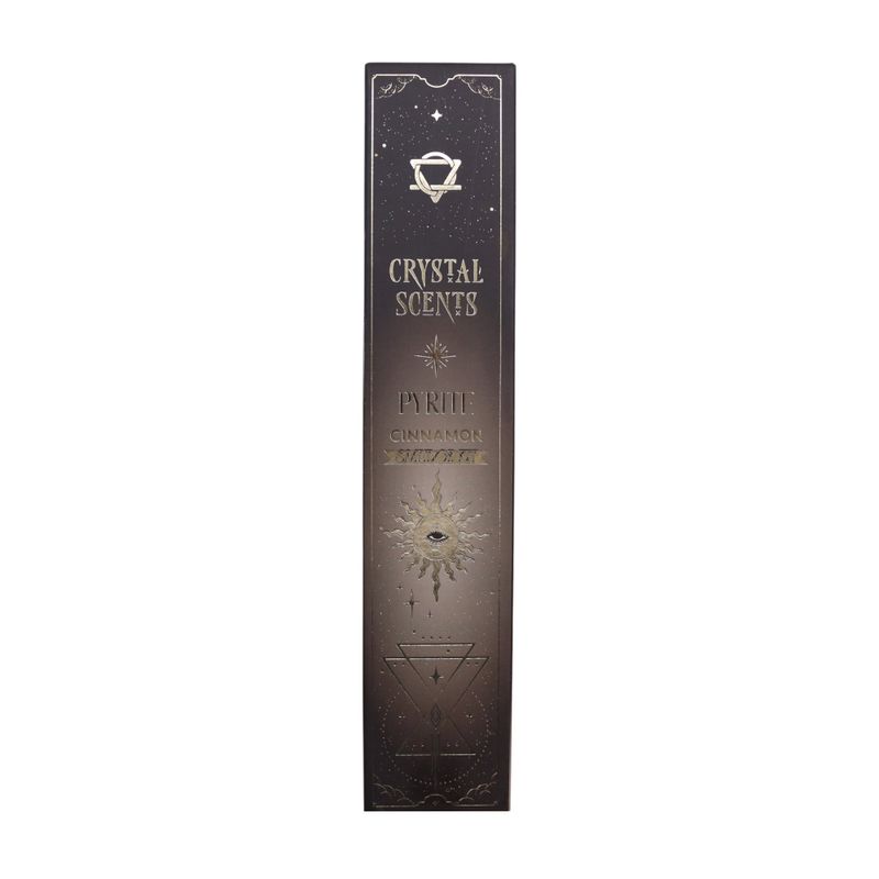 Pyrite Crystal Scents Smudge Incense - Cinnamon