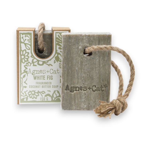 Soap On A Rope - White Fig