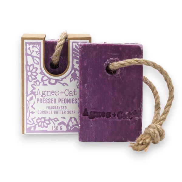 Soap On A Rope - Pressed Peonies