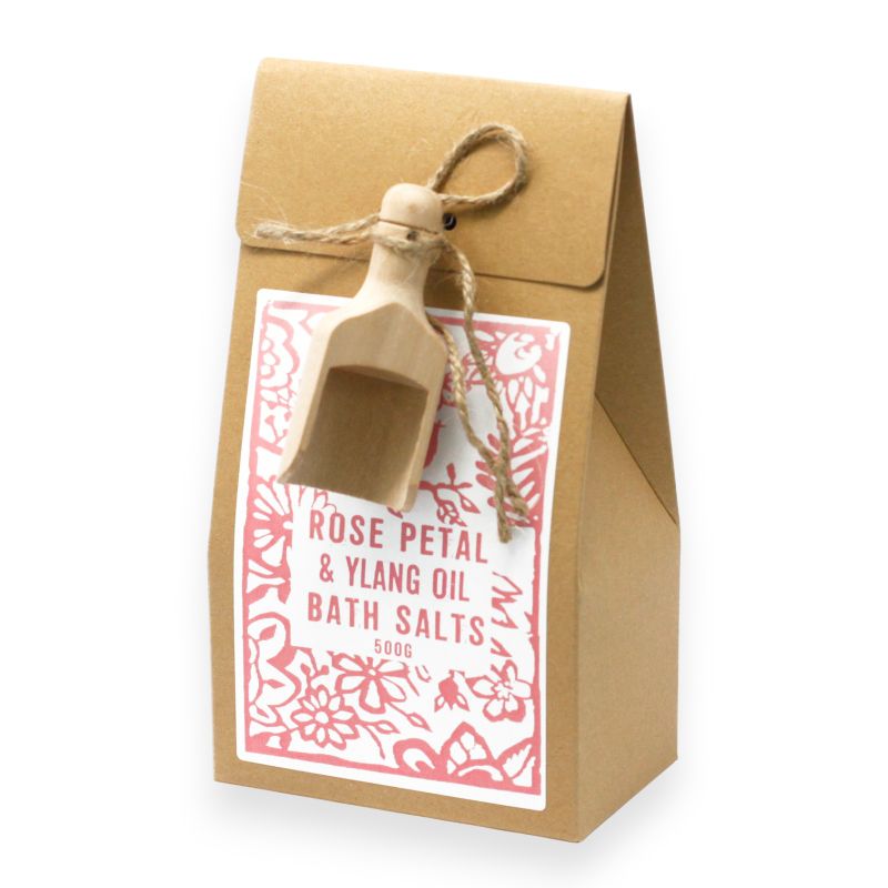 500g Himalayan Bath Salt - Ylang and Rose