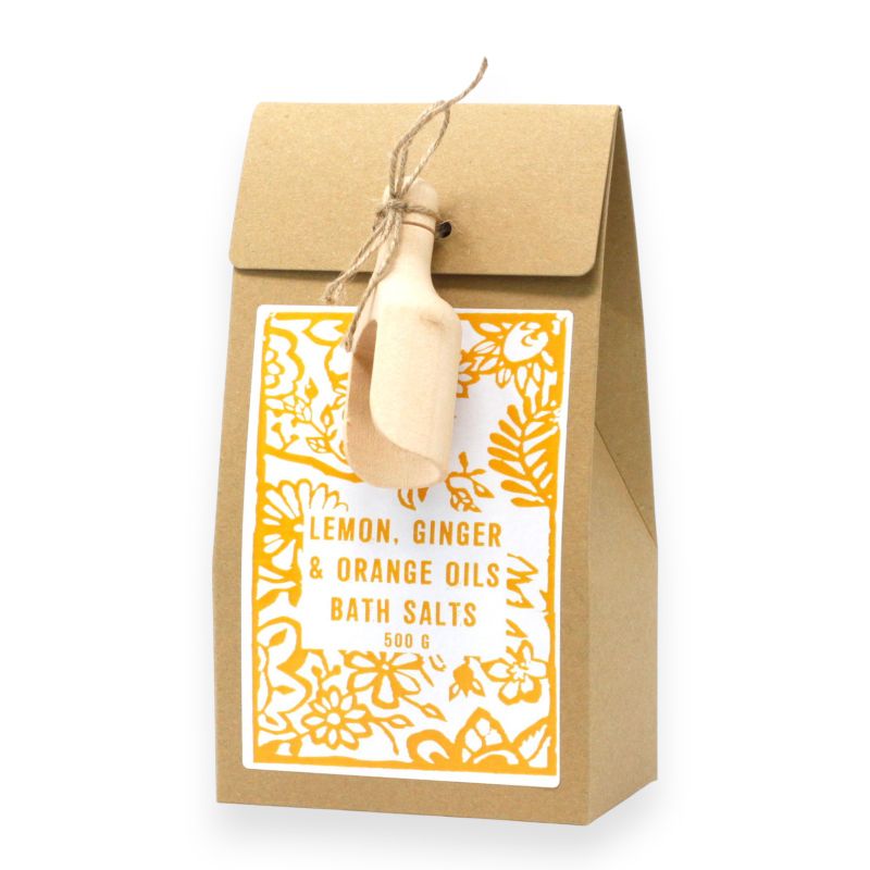 500g Himalayan Bath Salt - Lemon, Ginger & Orange