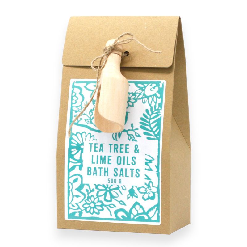 500g Himalayan Bath Salt - Tea Tree & Lime
