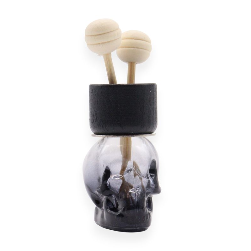 Black - Car Diffuser Vent Attach Bottles - 8ml - (3 assorted designs x 4)