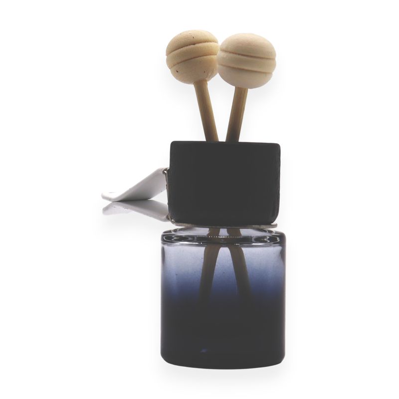Black - Car Diffuser Vent Attach Bottles - 8ml - (3 assorted designs x 4)