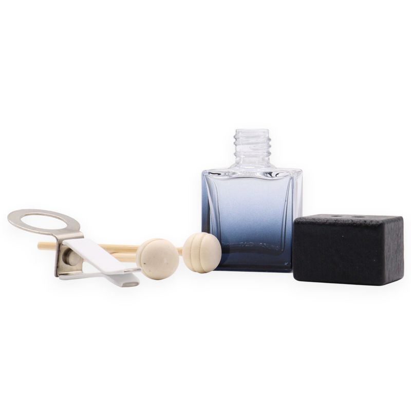 Black - Car Diffuser Vent Attach Bottles - 8ml - (3 assorted designs x 4)