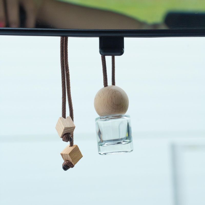 Clear - Car Diffuser Hanging Bottles - 8ml - (3 assorted designs x 4)