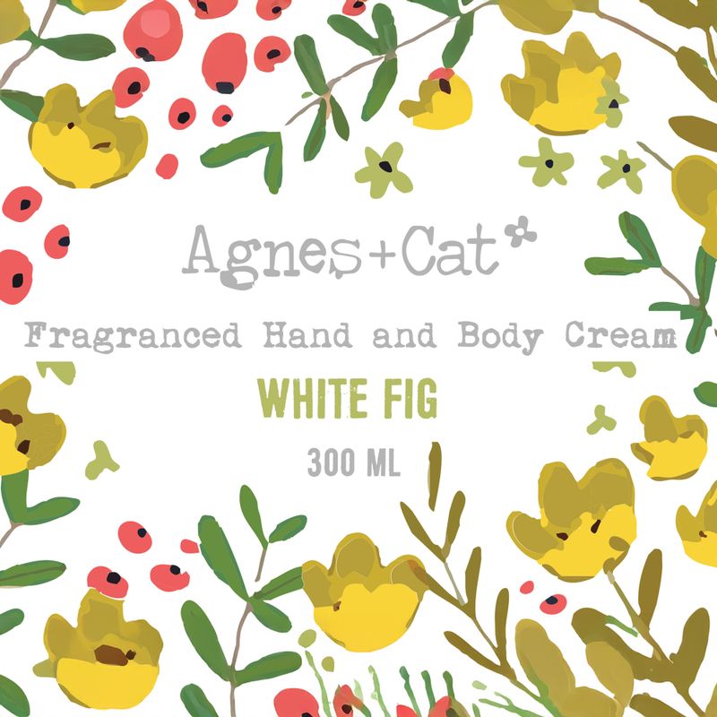 Agnes + Cat Hand & Body Cream - White Fig - 300ml