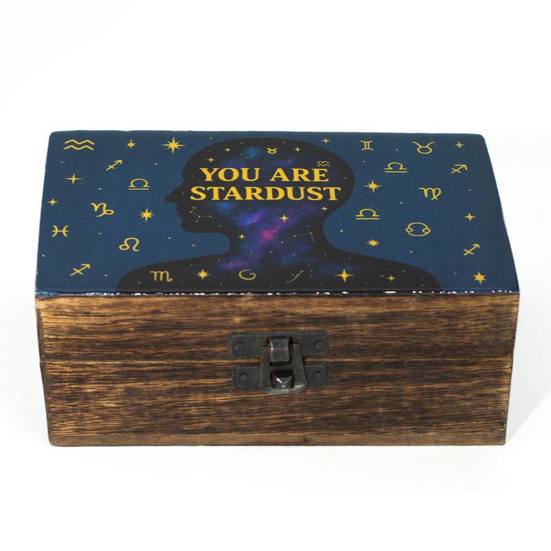 Medium Enamelled Box  - You are Stardust