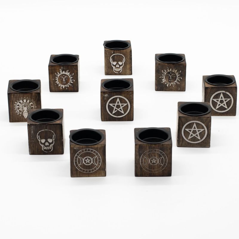 Cube Multi Purpose Holder - 5x5x5cm - Witchcraft Selection