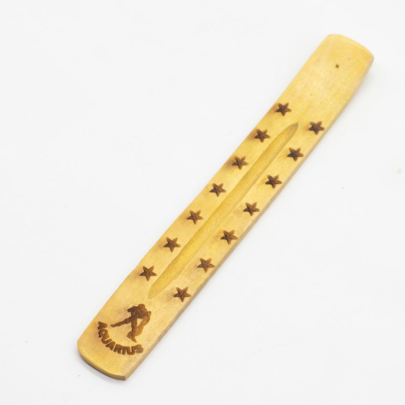 Natural Mango Wood Ashcatcher - Assorted Zodiac Designs