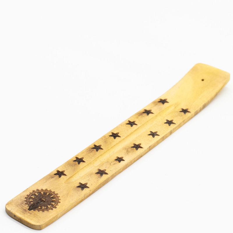 Natural Mango Wood Ashcatcher - Assorted Esoteric Designs