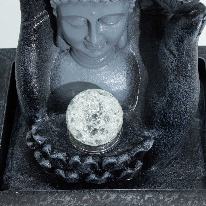 Tabletop Water Feature - 20x25x35cm - Buddha Head & Hand
