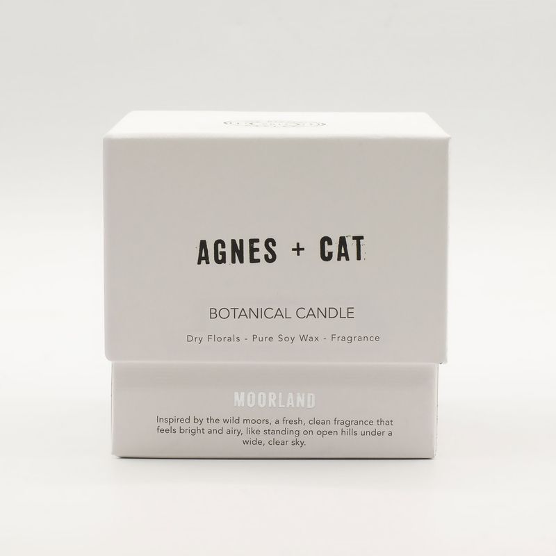 Agnes + Cat Extra Large Crackle Soy Candle - Moorland
