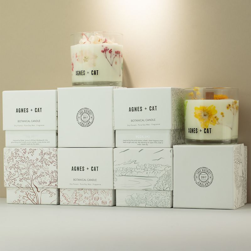 Agnes + Cat Extra Large  Crackle Soy Candle - Lakeland Mocha