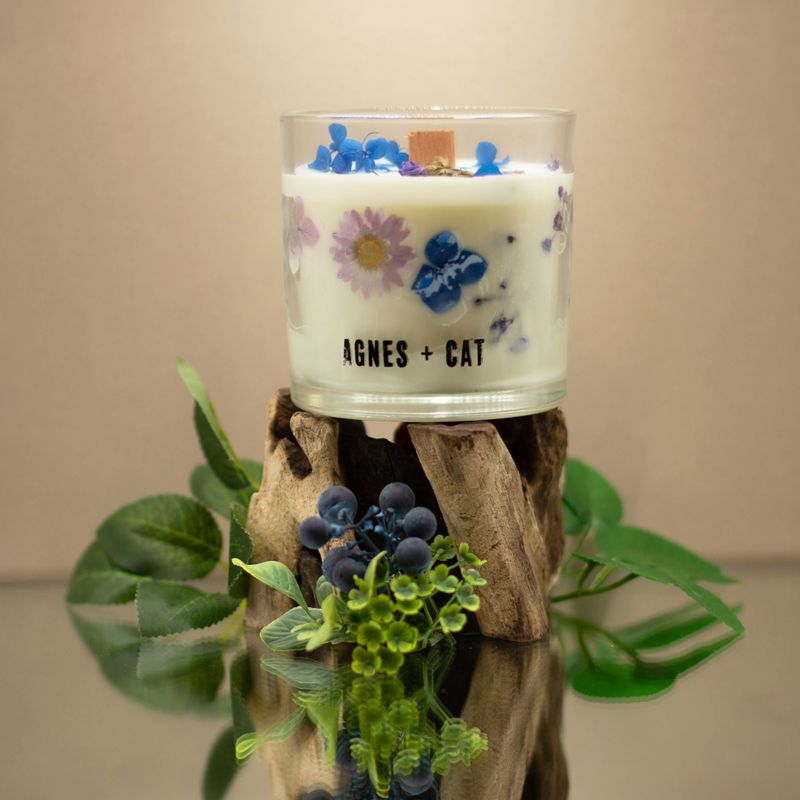 Agnes + Cat Extra Large Crackle Soy Candle - Moorland