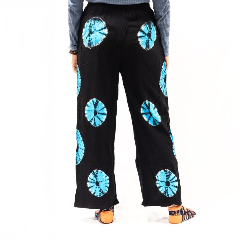 Japanese Style Lounge Pants - Large -Black, Blue