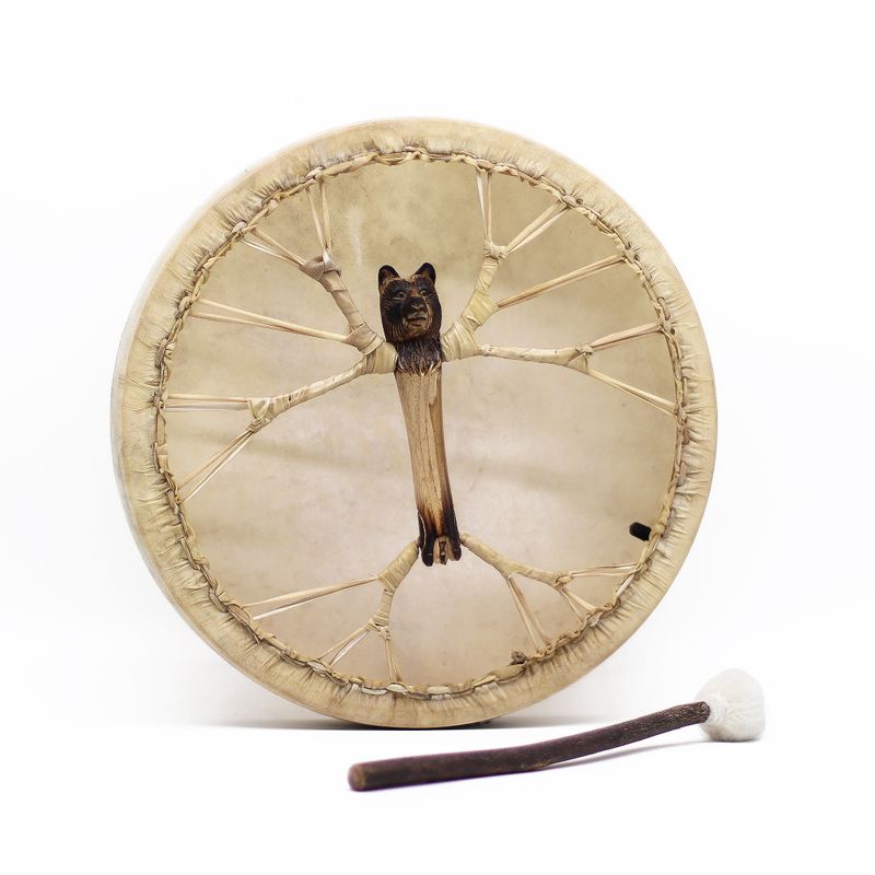 Spirit of the Bear - Shaman Drum & Stick - Tunable - 40cm