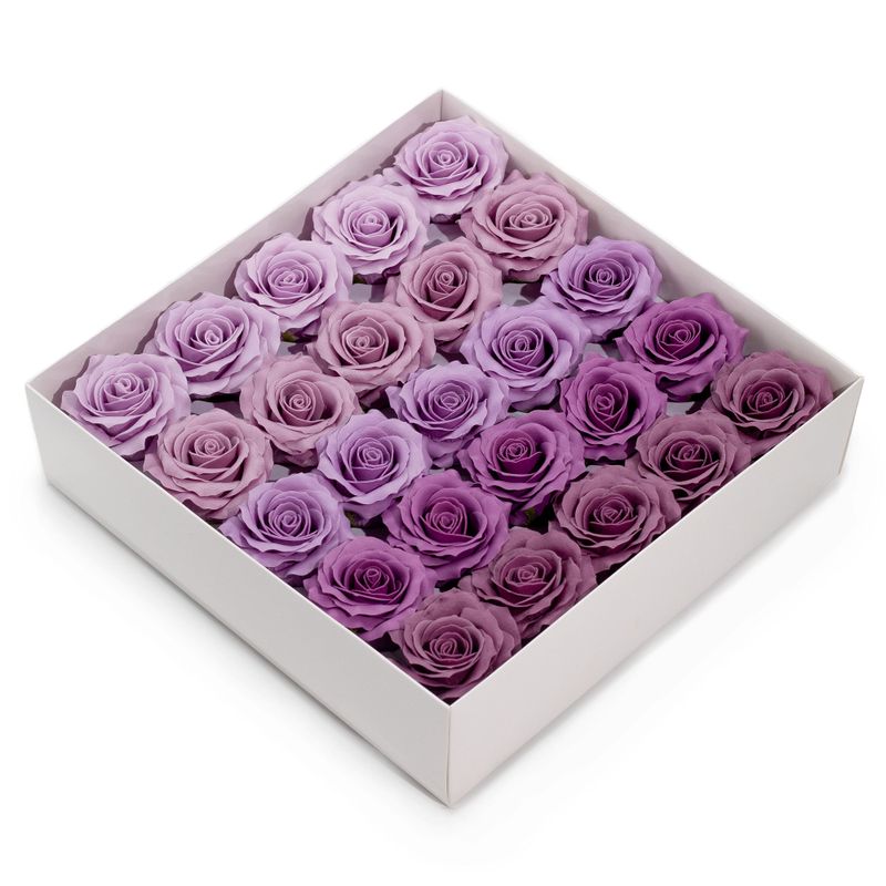 Craft Soap Flower - (5-Layer) Romatic Rose - Graduated Selection - Lavender Blush