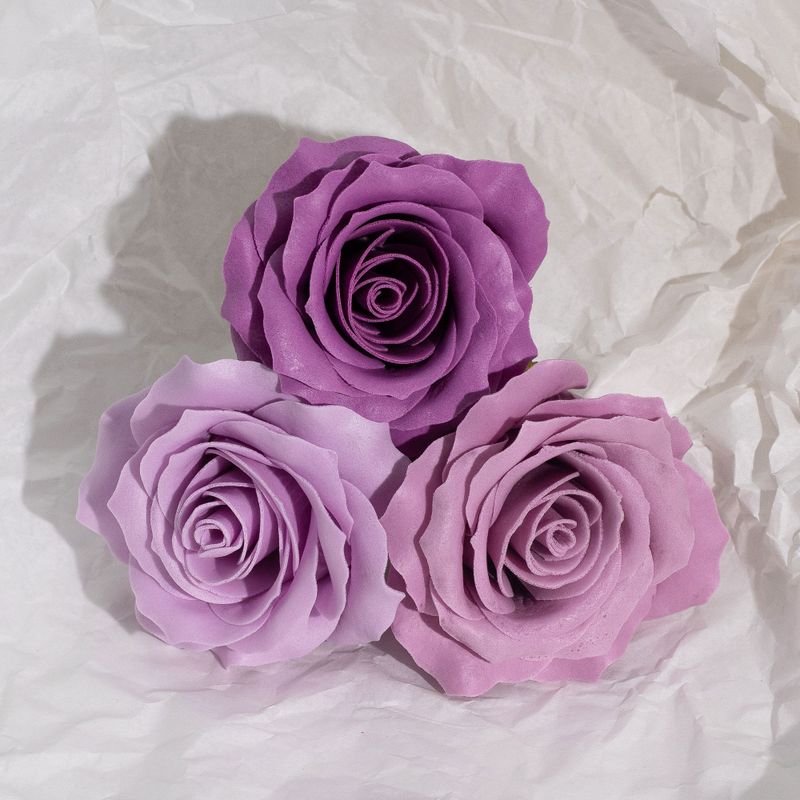 Craft Soap Flower - (5-Layer) Romatic Rose - Graduated Selection - Lavender Blush